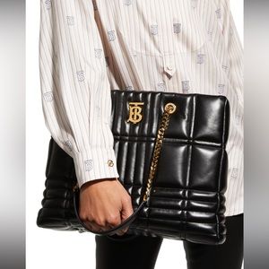 Burberry Quilted Medium Lola Shopper Bag